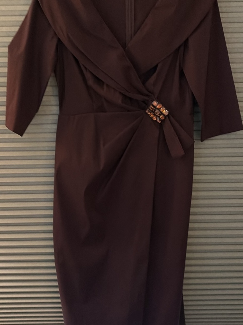 Burgundy Dress
